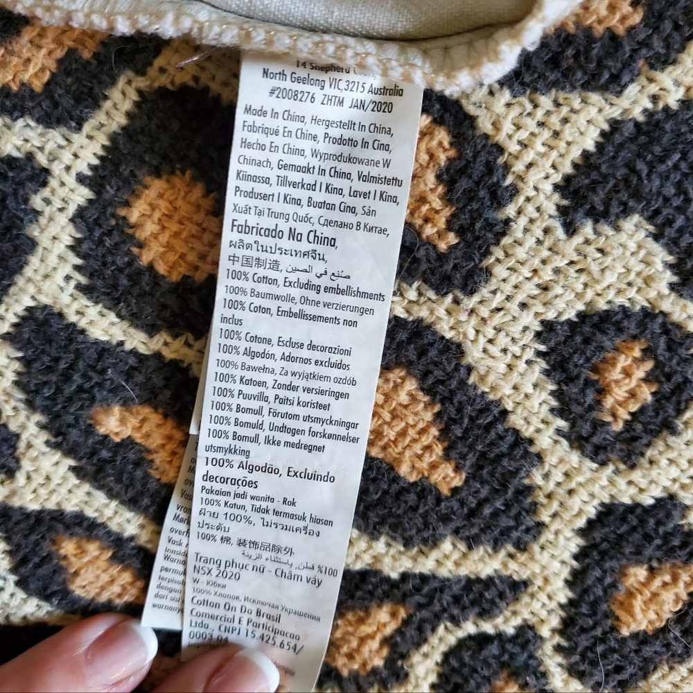 NWT COTTON:ON white denim skirt - Picture 5 of 8